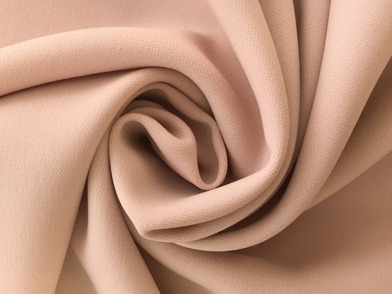 Polyester And Spandex Stretch Crepe In Blush | B&J Fabrics